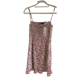 New With Tags French Connection Women’s Sundress Pink Floral Size 2 MSRP $128